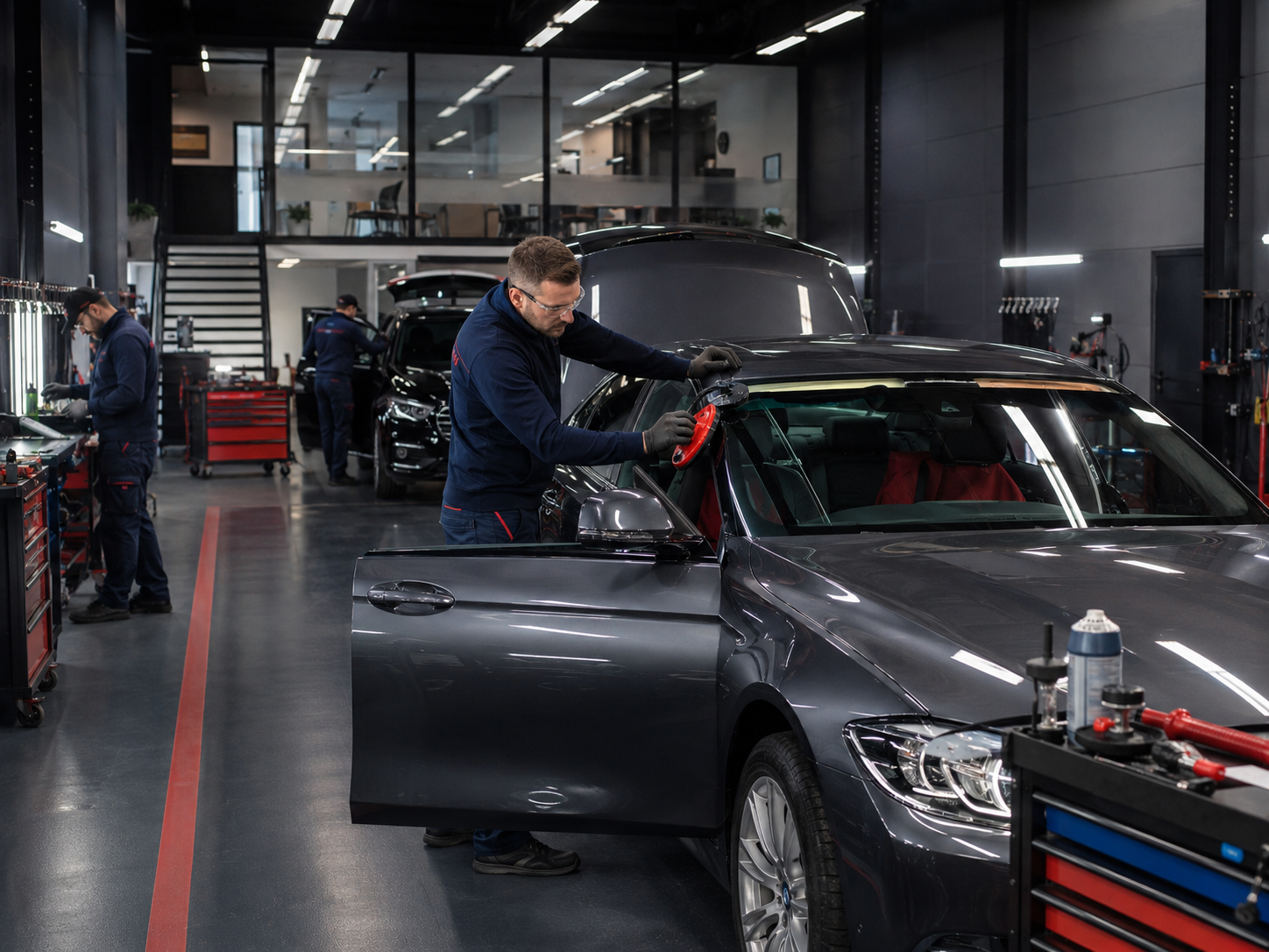 Öztürk Auto Glass servis ve oto cam uygulaması